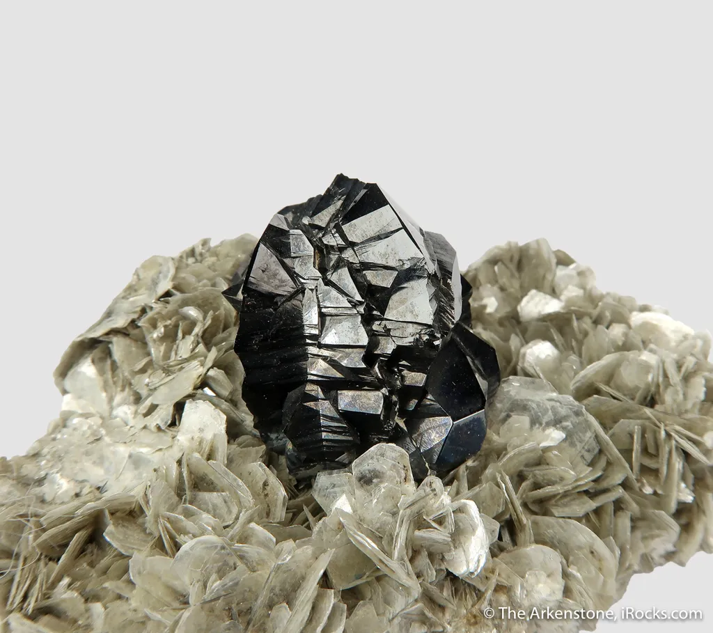 Cassiterite on Muscovite image