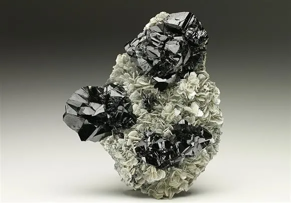 Cassiterite on Muscovite image