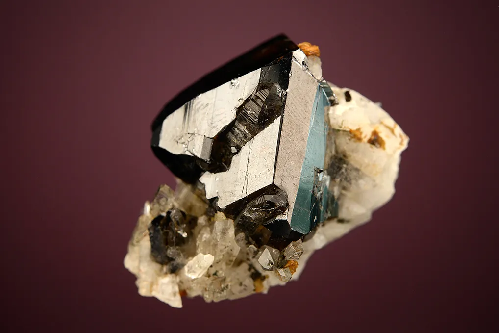 Cassiterite on Quartz - image 2