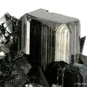 Cassiterite on Schorl (!) - image 3