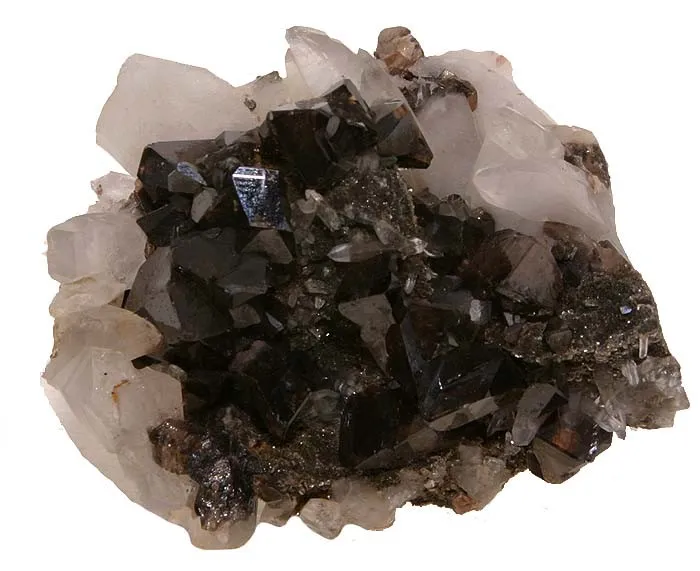 Cassiterite, Pyrite, Quartz image