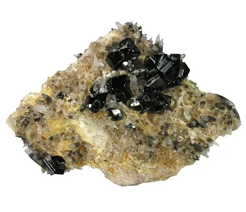 Cassiterite, Quartz image