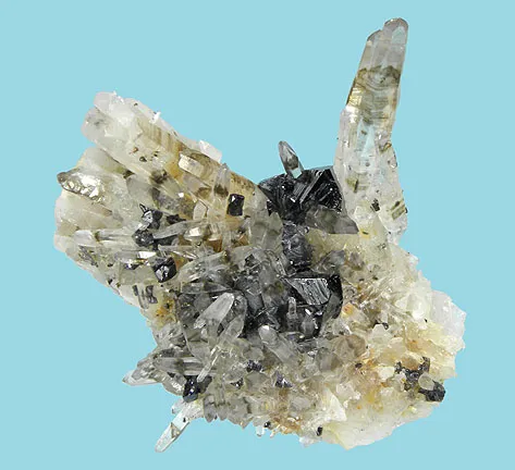 Cassiterite, Quartz image