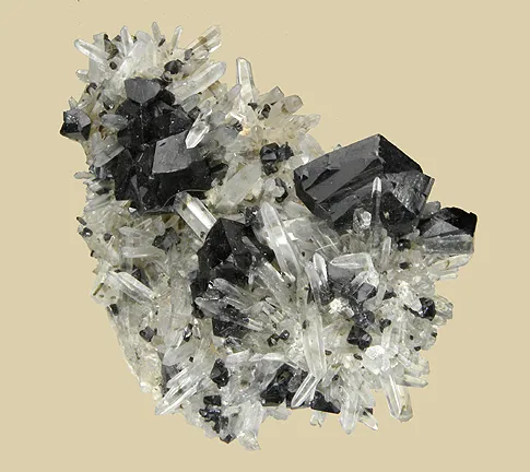 Cassiterite, Quartz image