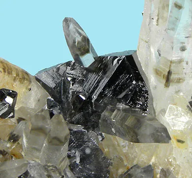 Cassiterite, Quartz - image 2
