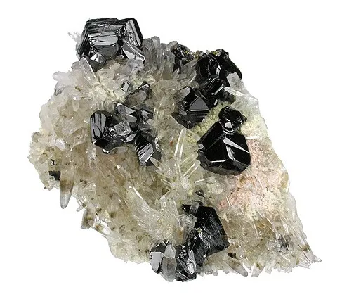 Cassiterite, Quartz image