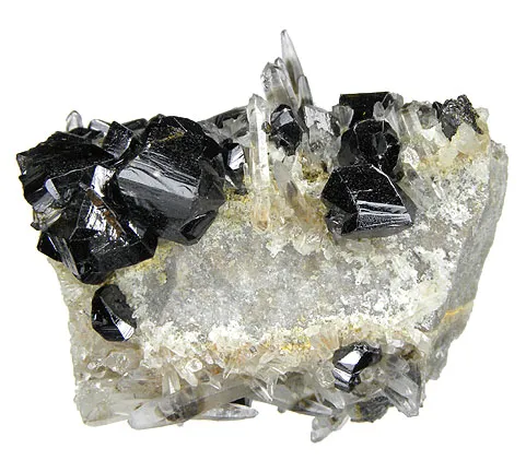 Cassiterite, Quartz image