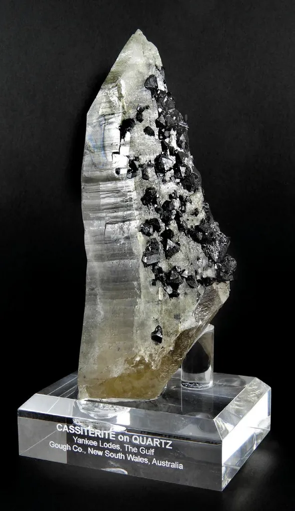 Cassiterite, Smoky Quartz image
