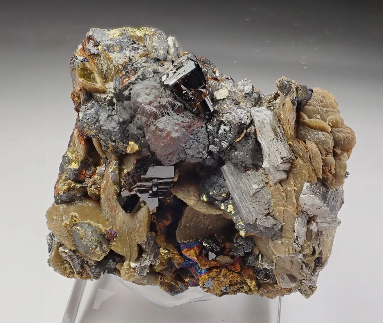 Cassiterite, Sphalerite, Siderite, Chalcopyrite - image 4