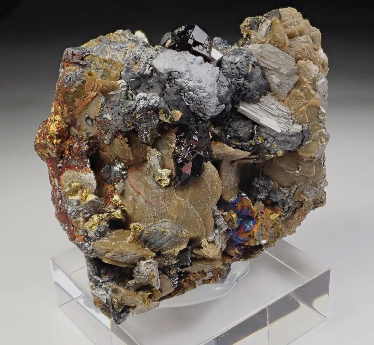 Cassiterite, Sphalerite, Siderite, Chalcopyrite - image 2