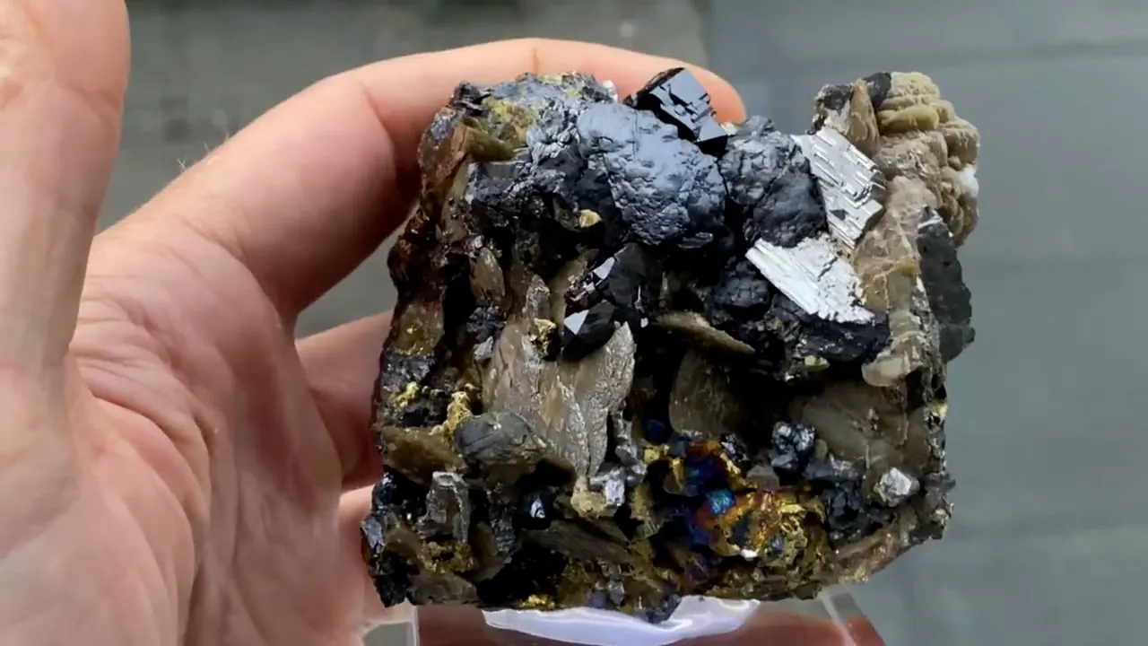 Cassiterite, Sphalerite, Siderite, Chalcopyrite - image 5