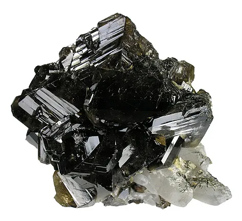 Cassiterite, Tourmaline image