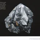 Cassiterite (twinned) - (illustrated) - image 1