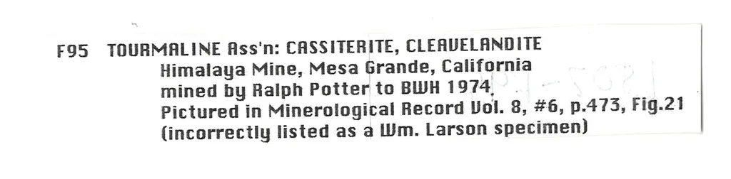 Cassiterite with Albite var. Cleavelandite on Elbaite - image 6