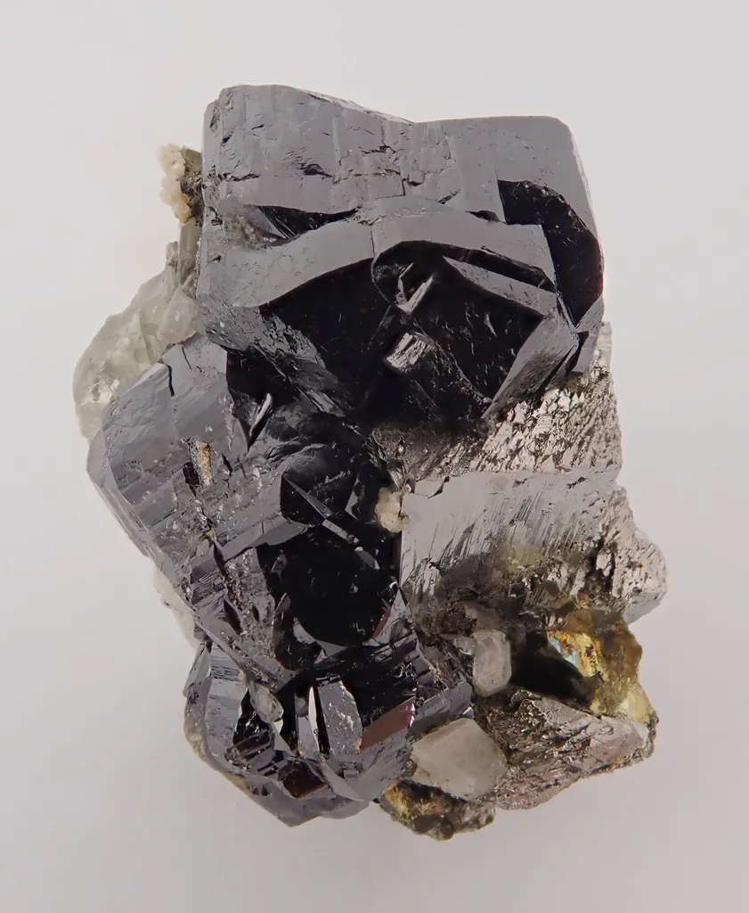 Cassiterite with Arsenopyrite and Fluorapatite image