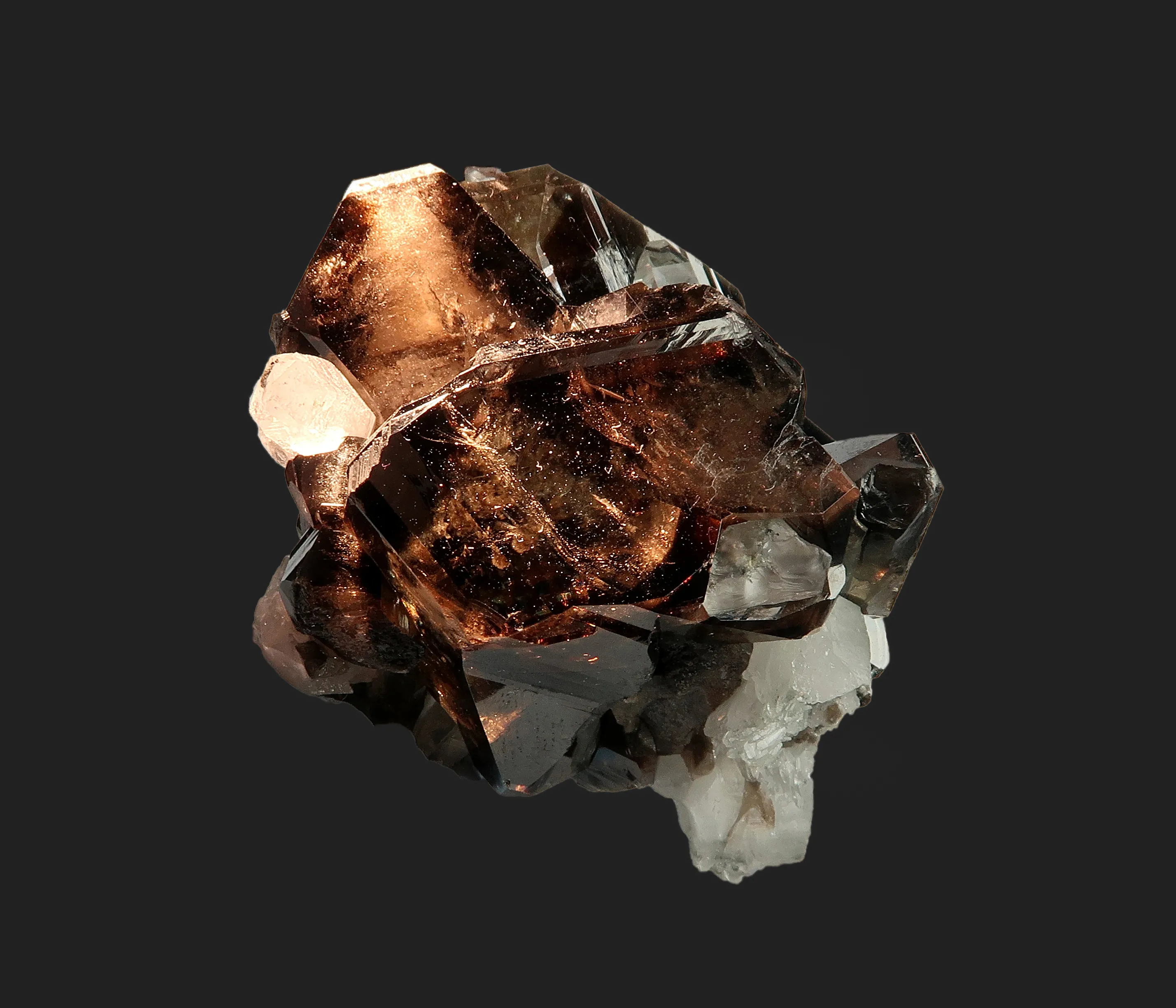 Cassiterite with Cosalite & Quartz - image 3