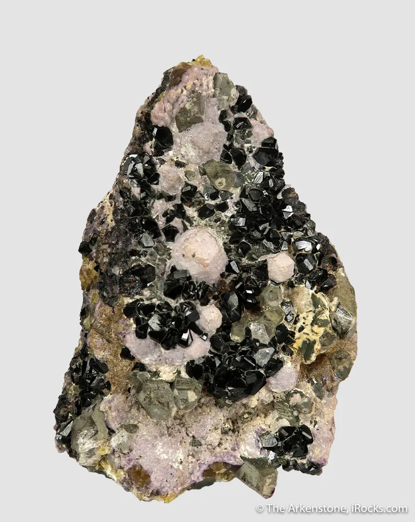 Cassiterite with Fluorite and Quartz, and Muscovite image