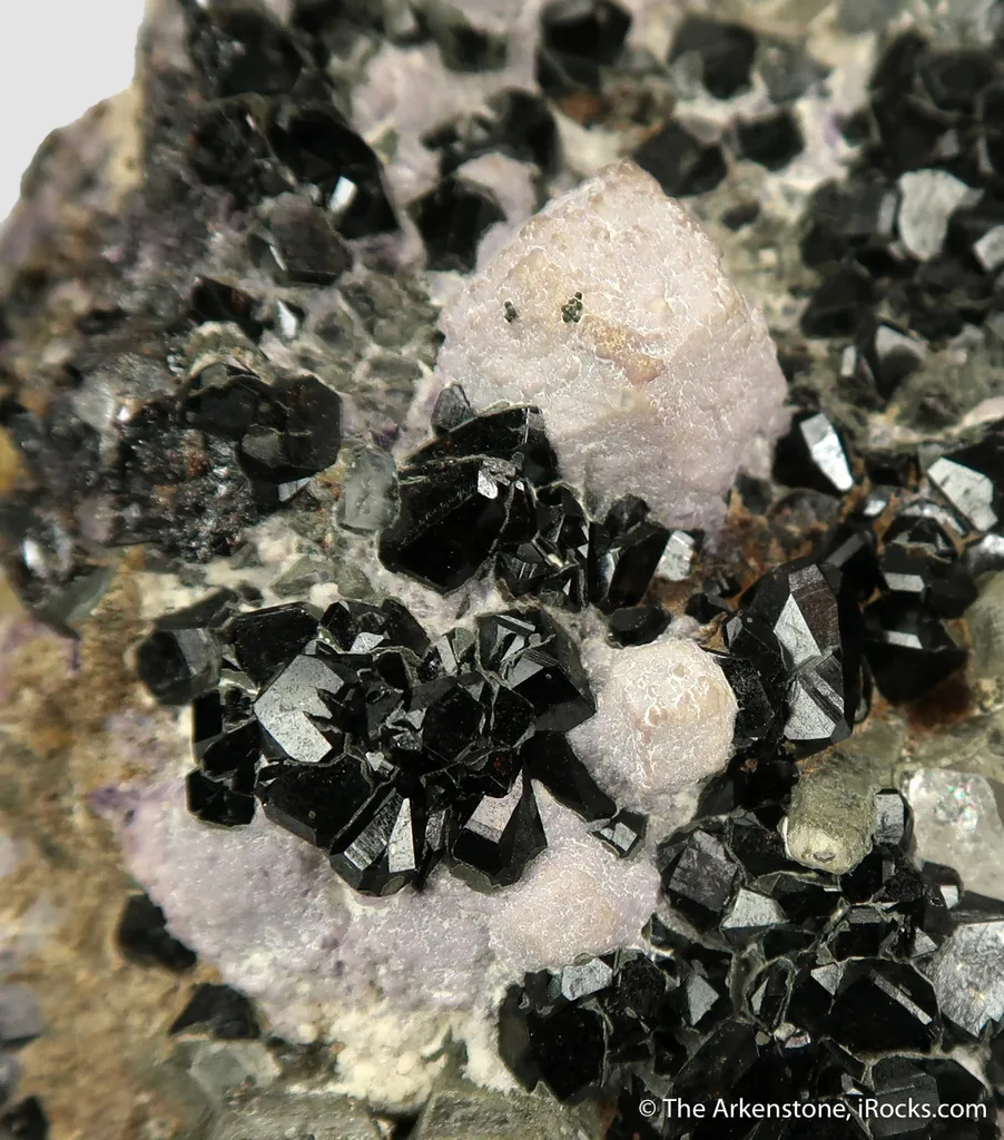 Cassiterite with Fluorite and Quartz, and Muscovite - image 2