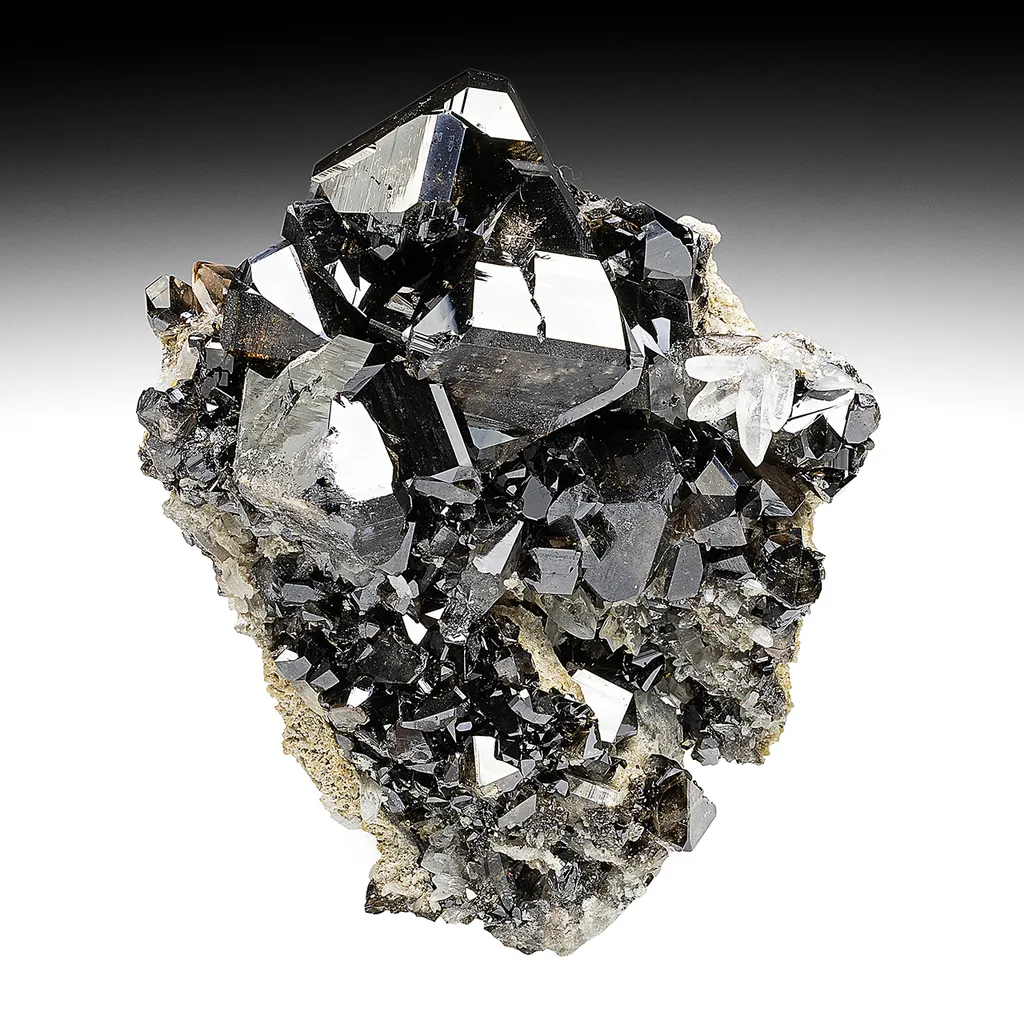 Cassiterite with Quartz image
