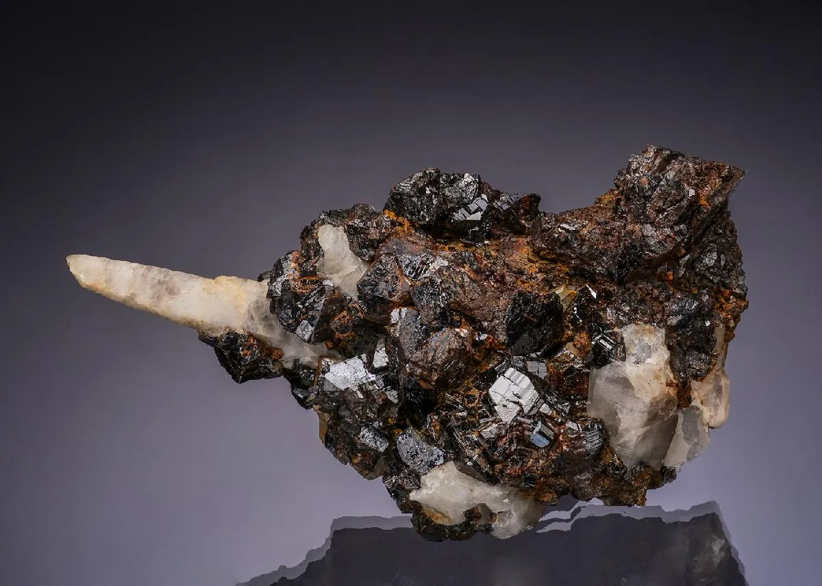 Cassiterite with Quartz - image 1
