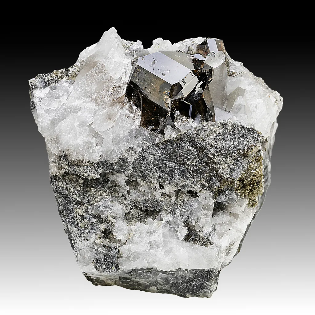 Cassiterite with Quartz image