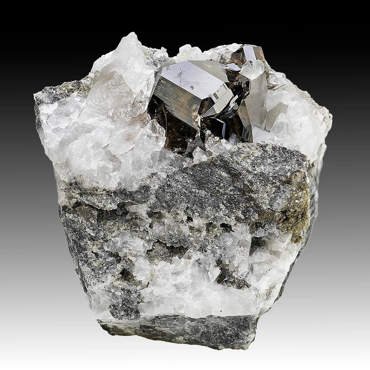 Cassiterite with Quartz - image 1