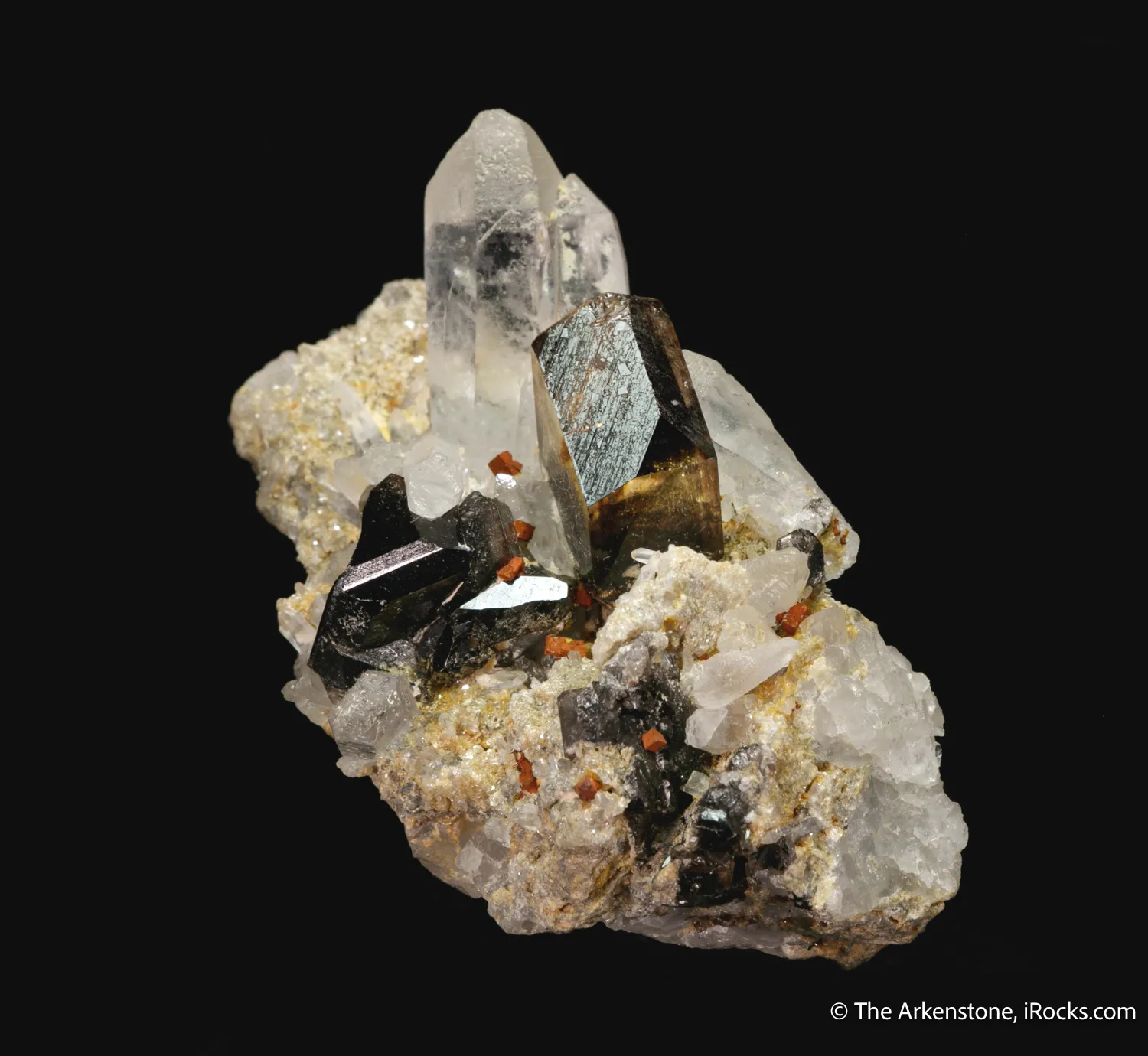 Cassiterite with Quartz - image 1