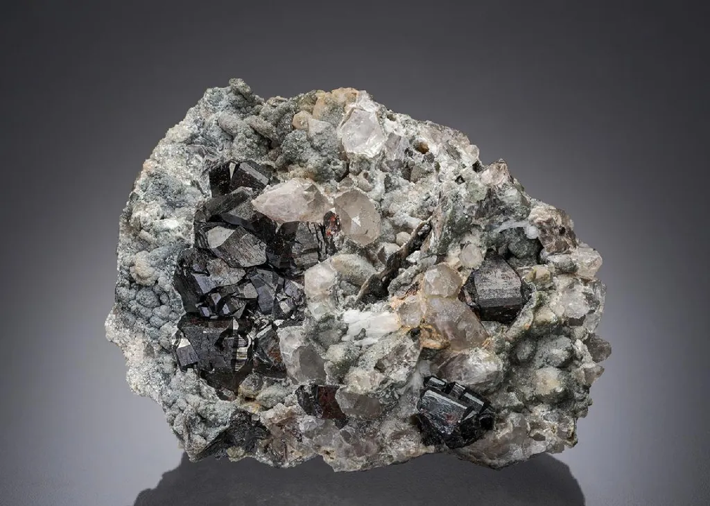 Cassiterite with Quartz and Mica image