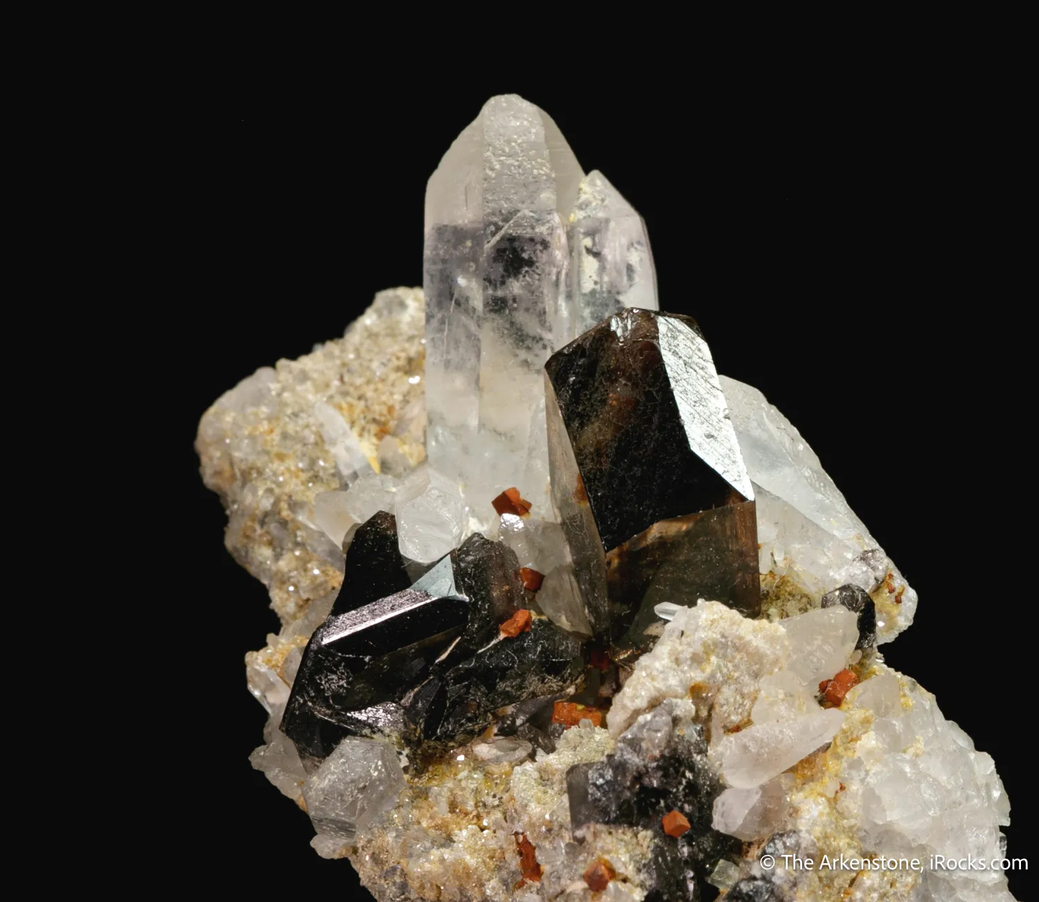 Cassiterite with Quartz - image 4