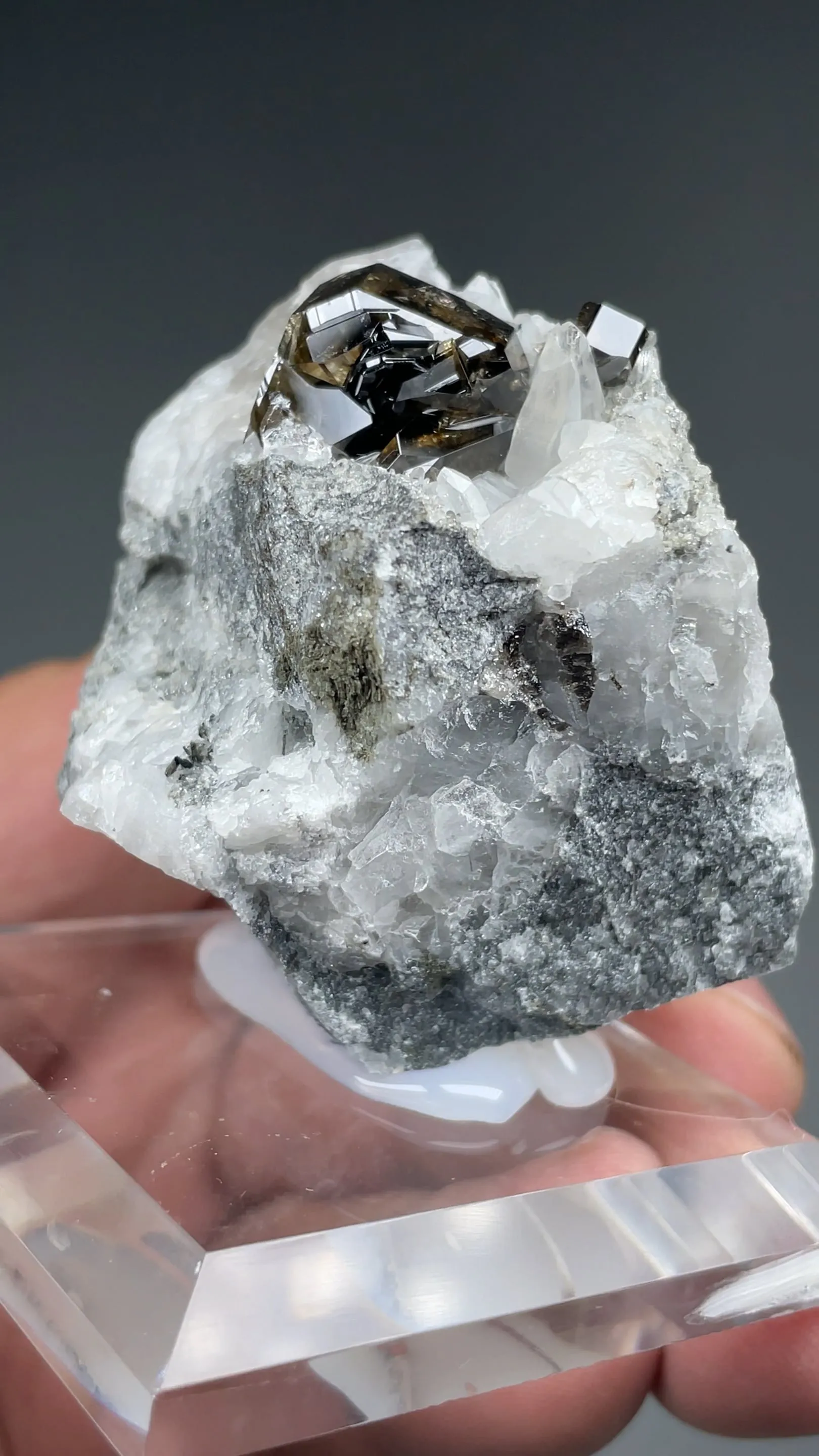 Cassiterite with Quartz - image 2