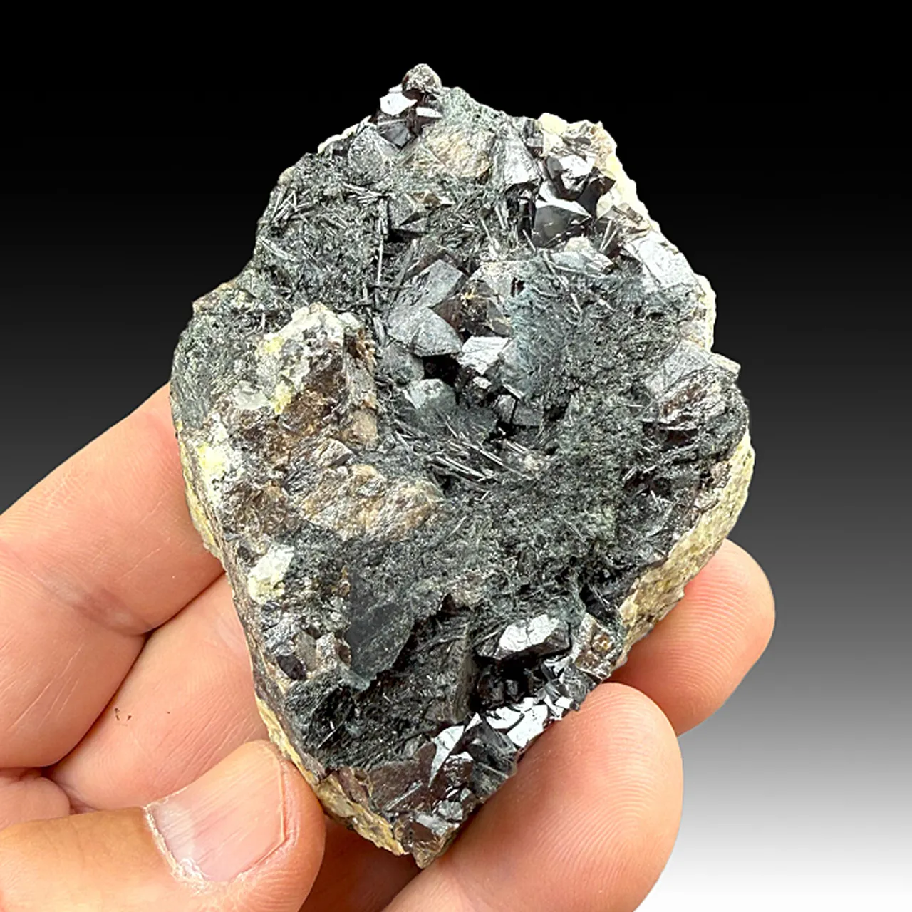 Cassiterite with Schorl, Topaz - image 1