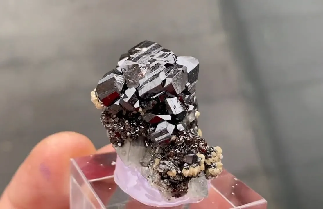 Cassiterite with Siderite and Fluorapatite - image 5