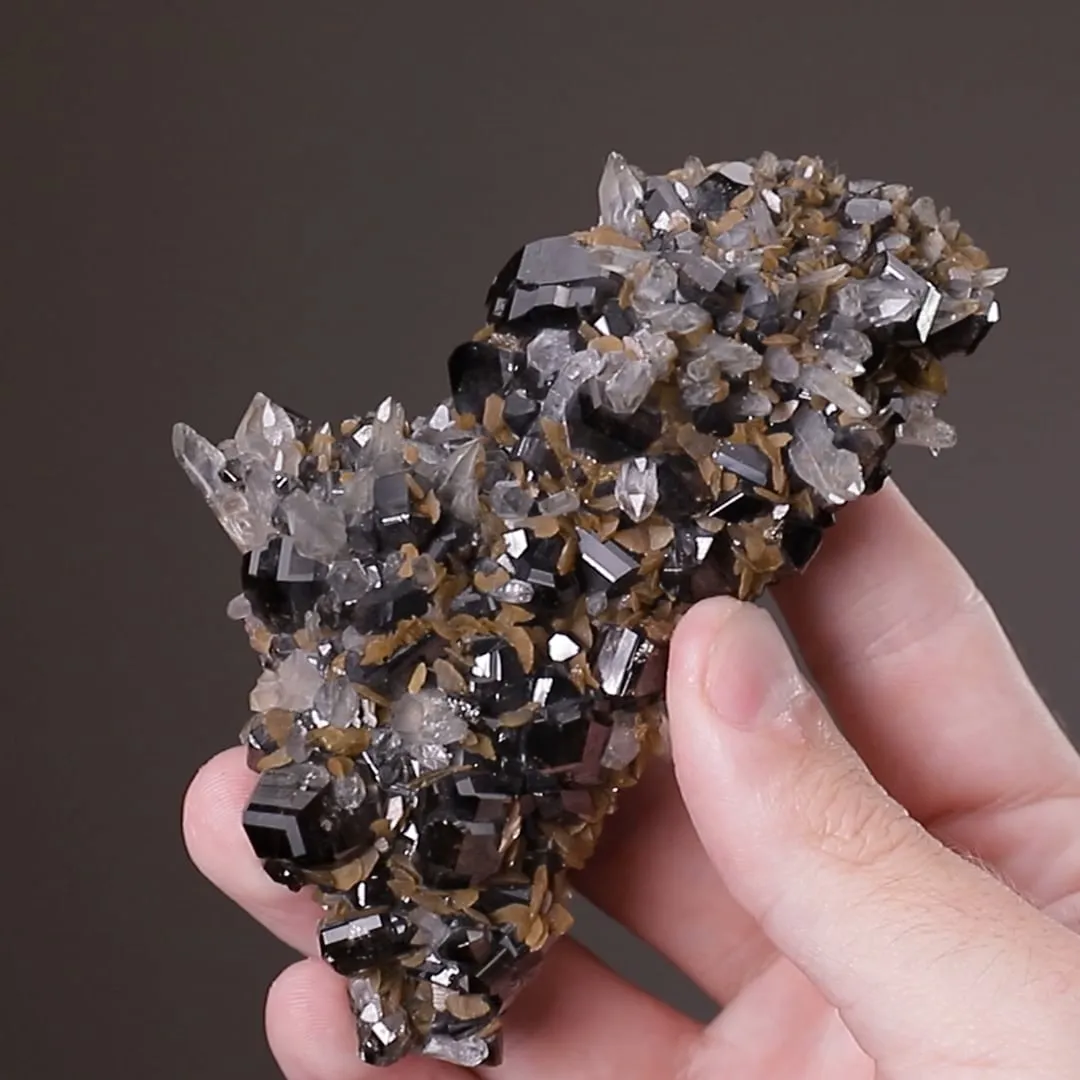 Cassiterite with Siderite and Quartz - image 2