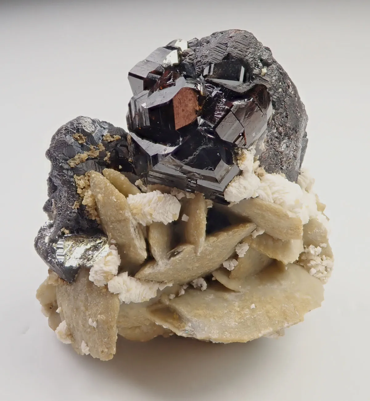 Cassiterite with Sphalerite and Siderite - image 2