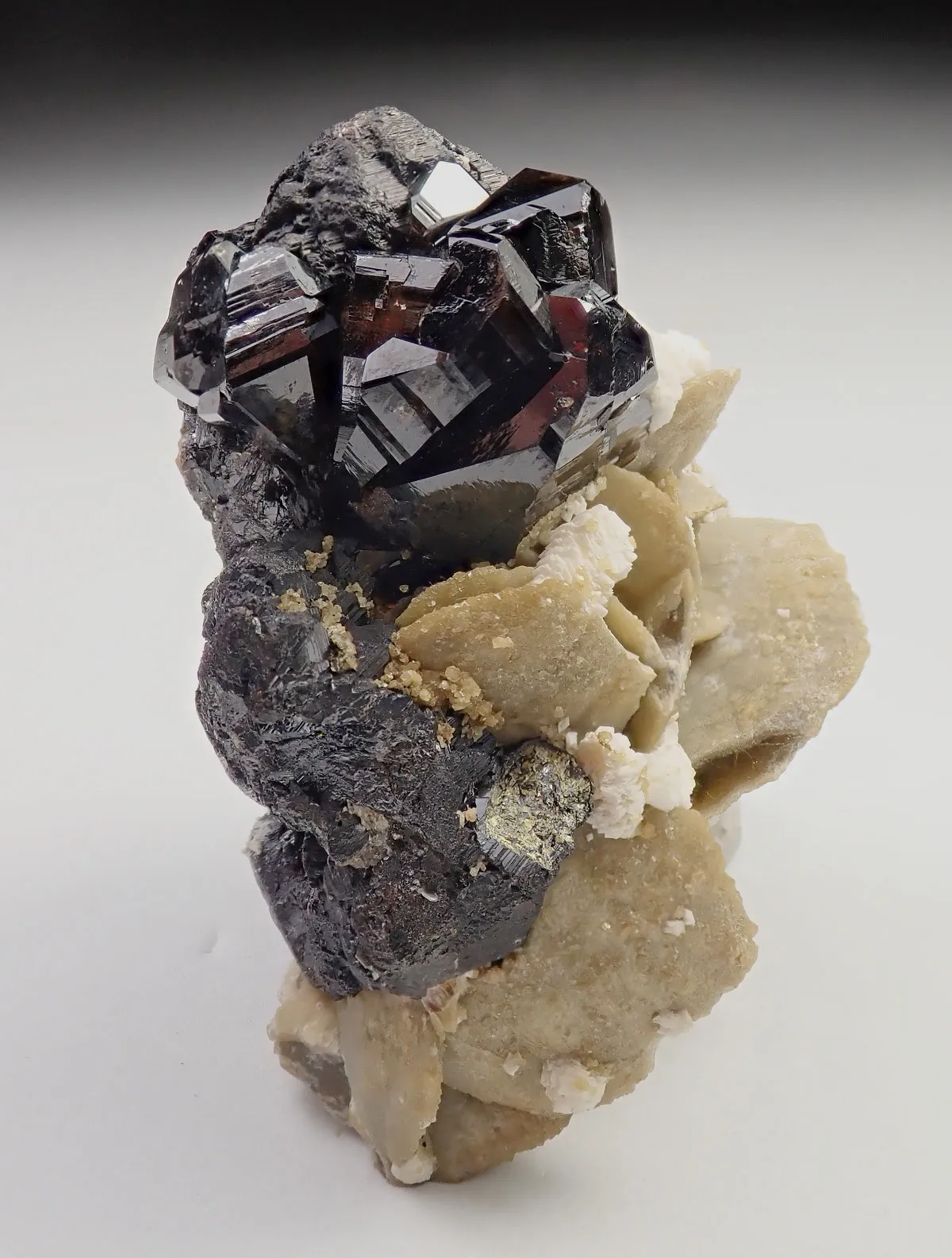 Cassiterite with Sphalerite and Siderite - image 3