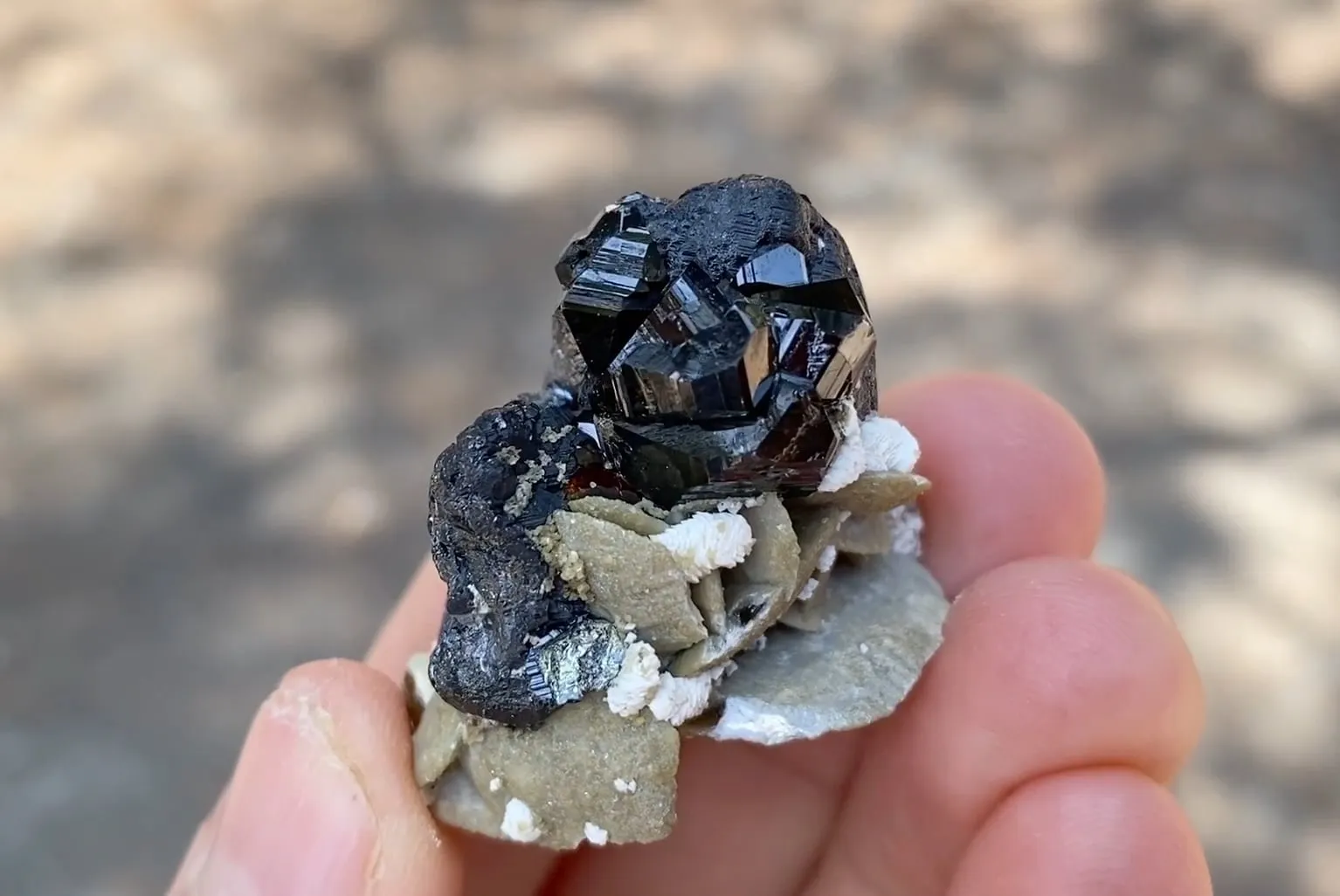 Cassiterite with Sphalerite and Siderite - image 5