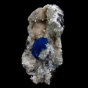Cavansite Ball on Heuandite (Rare Find) Natural Mineral Specimen - image 3