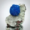 Cavansite Ball on Heulandite. - image 2