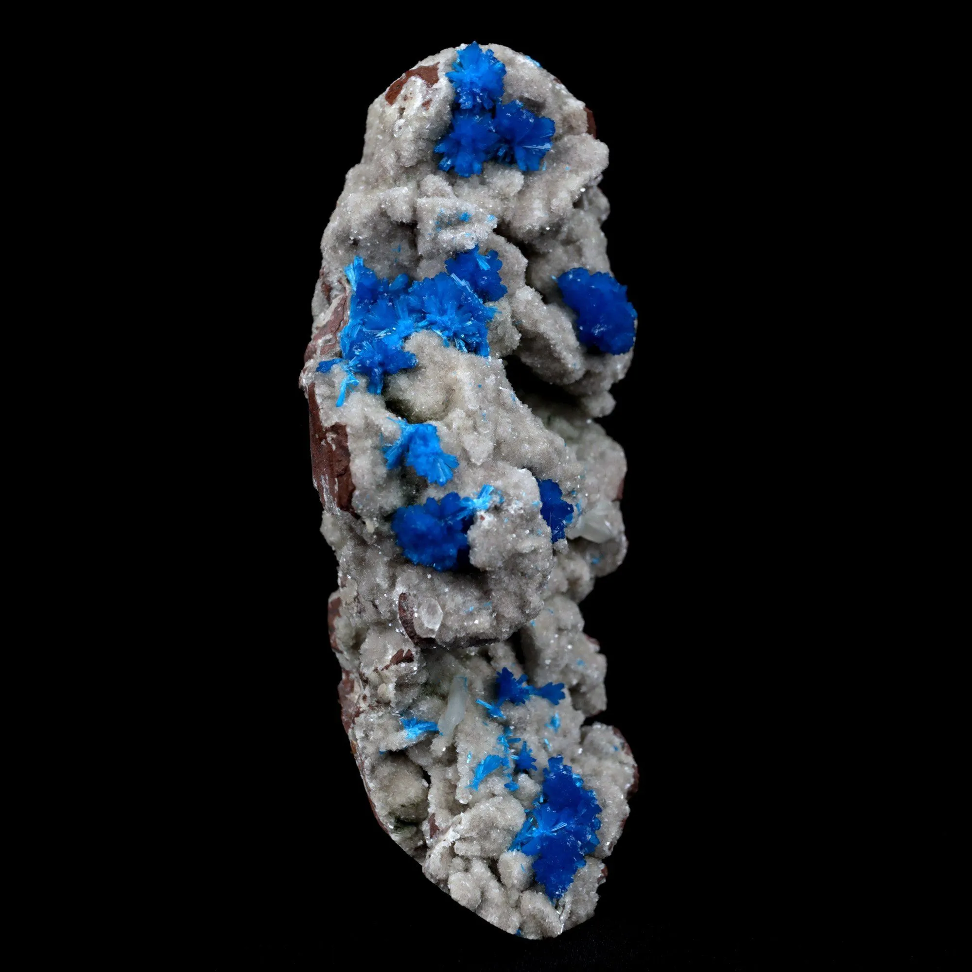 Cavansite Balls on Heuandite Cluster (Rare Find) Natural Mineral Specimen - image 2