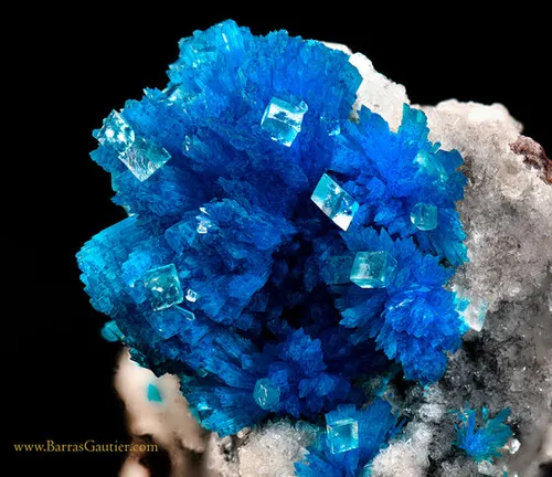 Cavansite - Calcite on Stilbite - image 2