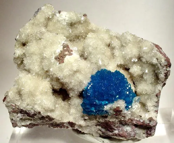 Cavansite, Calcite, Stilbite image