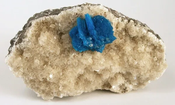 Cavansite, Calcite, Stilbite-Ca image