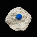 Cavansite Deep Blue on Heulandite Matrix Natural Mineral Specimen - image 1