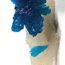 Cavansite Flower on Quartz - image 1