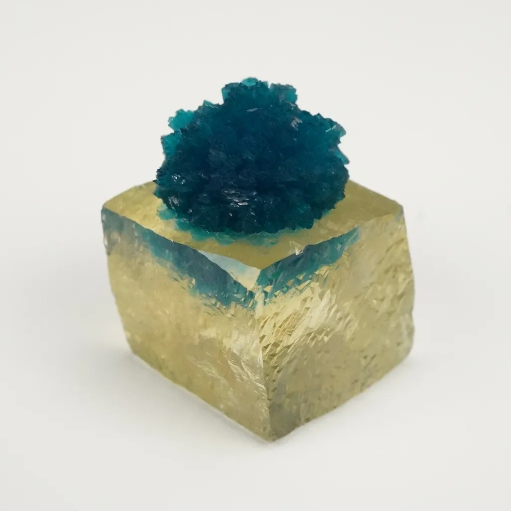 Cavansite from India, Maharashtra, Wagholi Quarries image