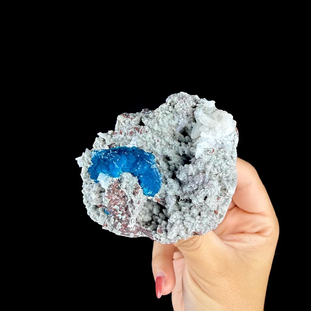 Cavansite from Pune District, Pune Division, Maharashtra, India - image 4