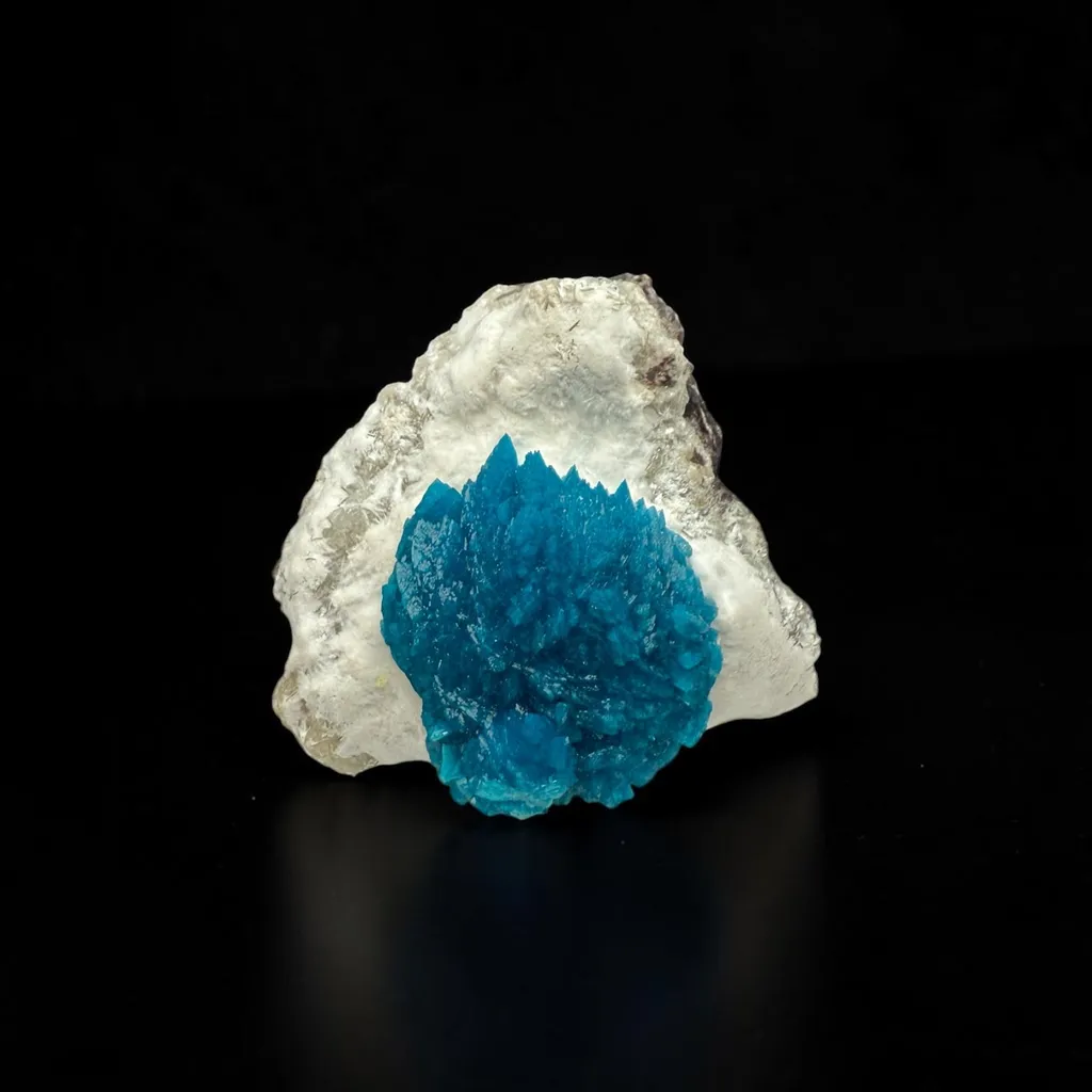 Cavansite Nugget on Mordernite - image 2