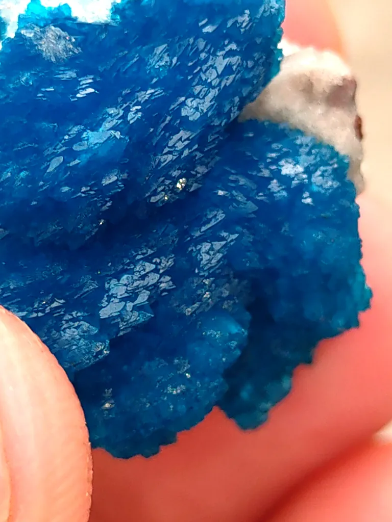 Cavansite on Heulandite Matrix. From India - image 5