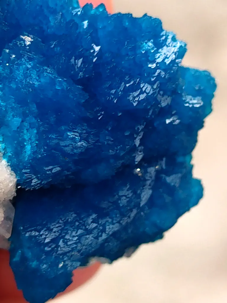 Cavansite on Heulandite Matrix. From India - image 4