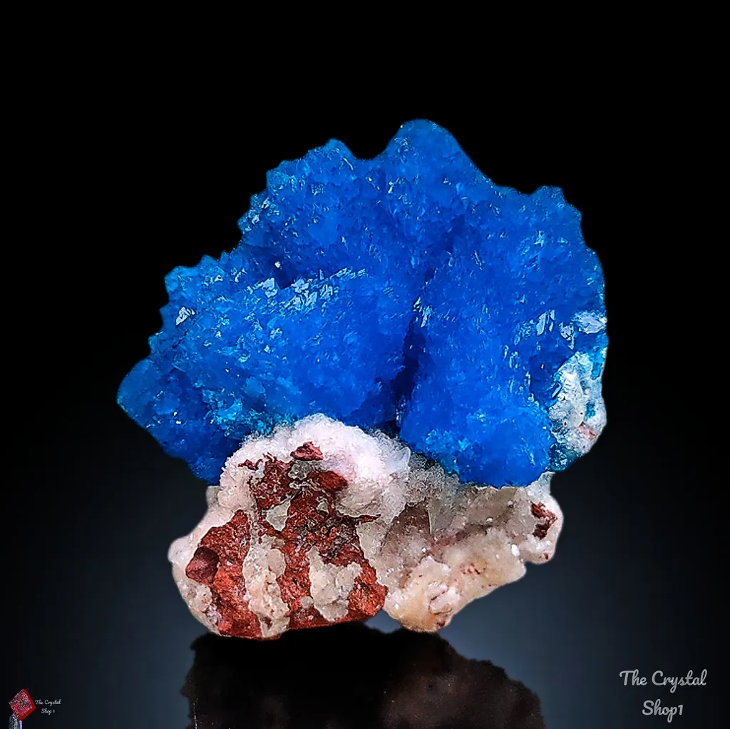 Cavansite on Heulandite Matrix. From India - image 10